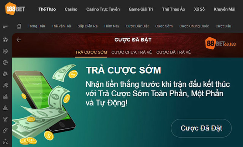 188Bet: Nhà cái uy tín với tỷ lệ cược hấp dẫn